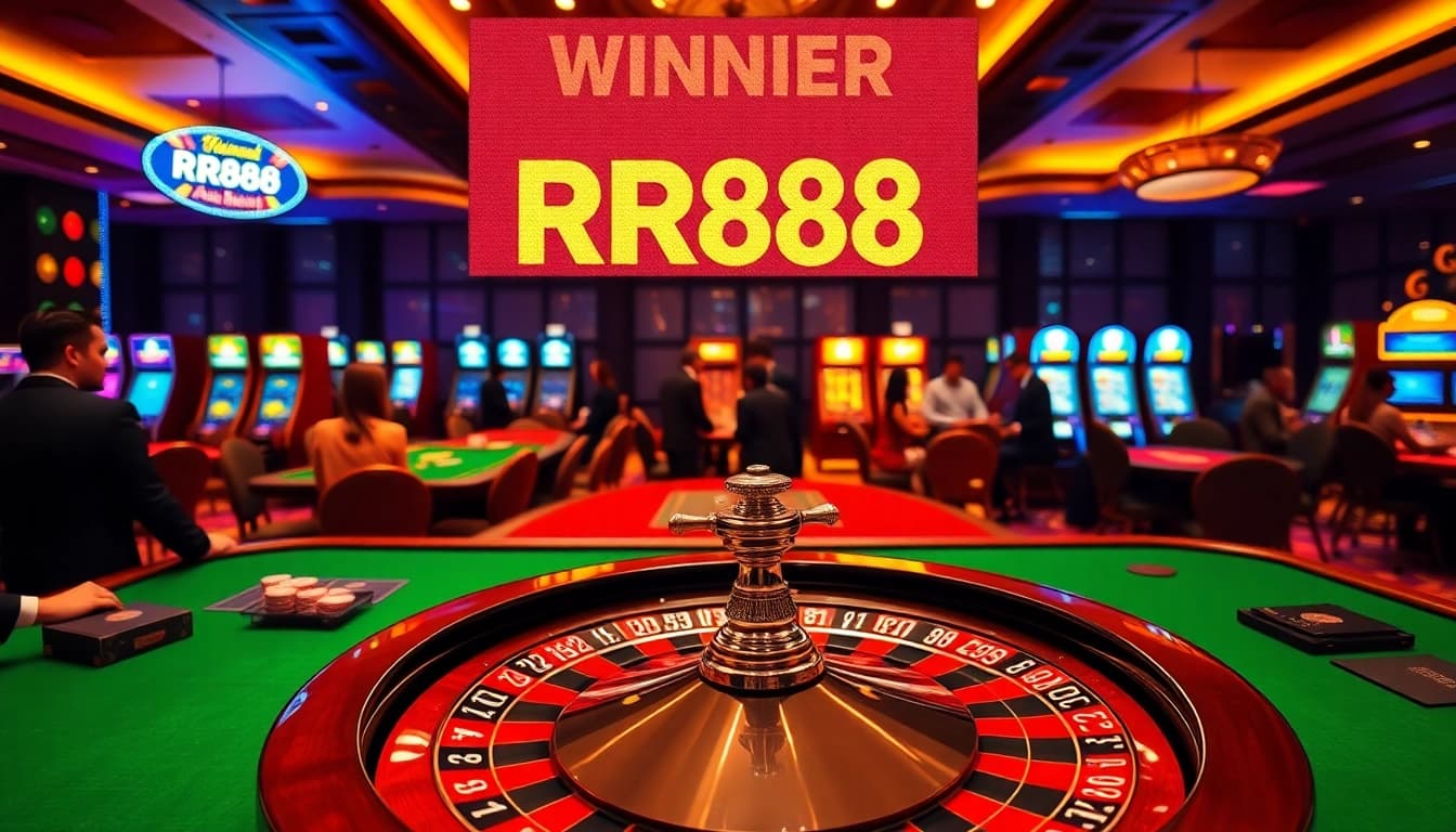 Experience the thrill of winning at RR888 with vibrant casino gaming activities.
