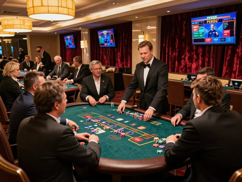 Players engaging with live dealer games at ph365.cx, showcasing a vibrant casino atmosphere