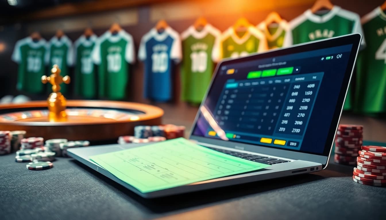 Secure your bets online by สมัครแทงบอล with vibrant betting visuals, including slips and odds.