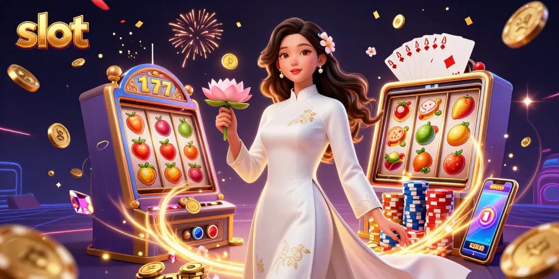 Engage in thrilling slot gameplay surrounded by cascading coins and vibrant symbols!