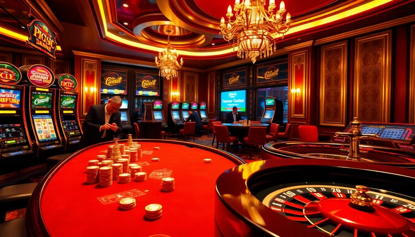 Players enjoying new888's dynamic online gambling experience with vibrant slot machines.