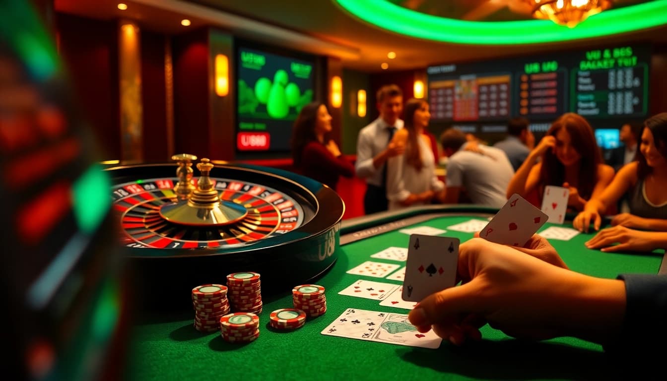 Experience the excitement of U888 with vibrant casino games and real-time betting options.