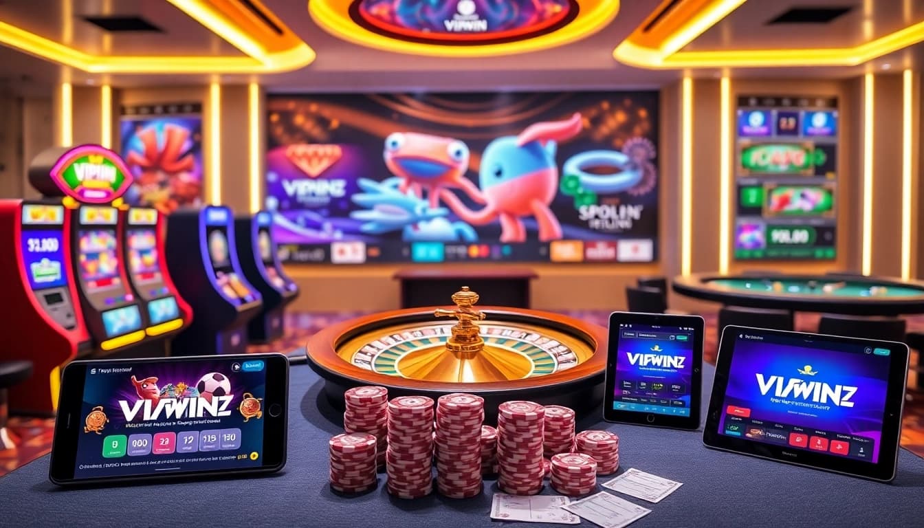 Play exciting games at https://vipwin79.net/ with vibrant slot machines and poker tables.