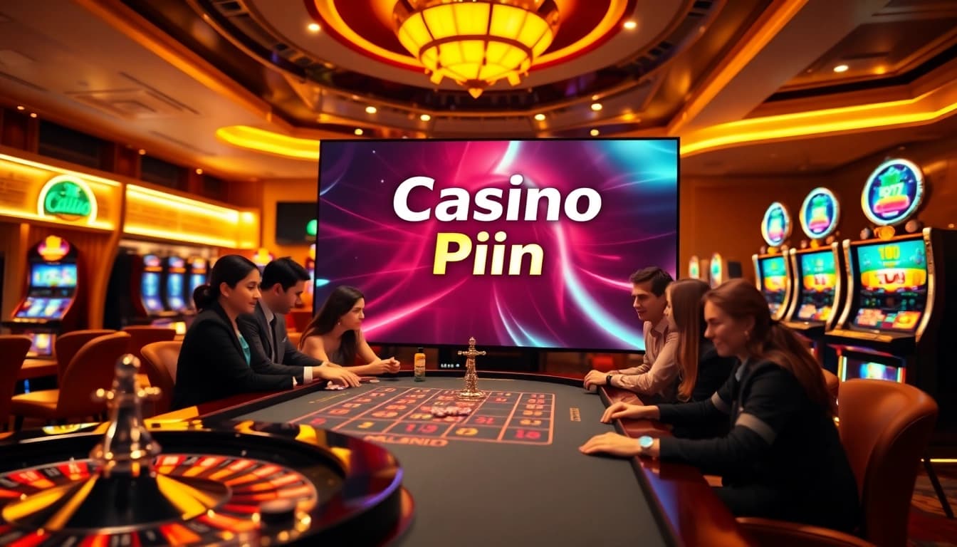 Experience the excitement of cassino pix with vibrant casino games and players in action.