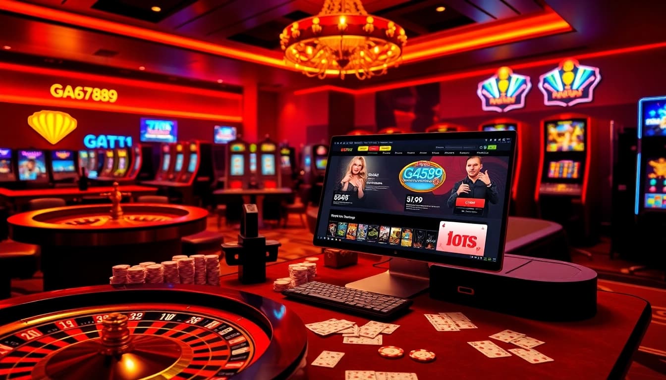 Experience thrilling gameplay at Ga6789 with immersive casino visuals and vibrant energy.