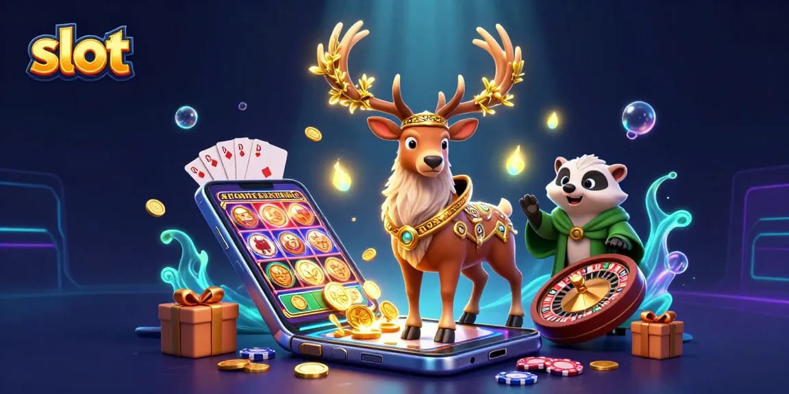 Engage in exciting slot gameplay with colorful visuals and dynamic casino elements.