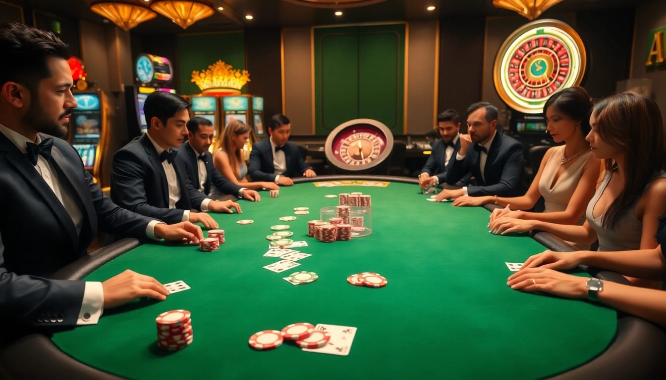 Experience thrilling poker strategy at for88 vn with vibrant casino ambiance.