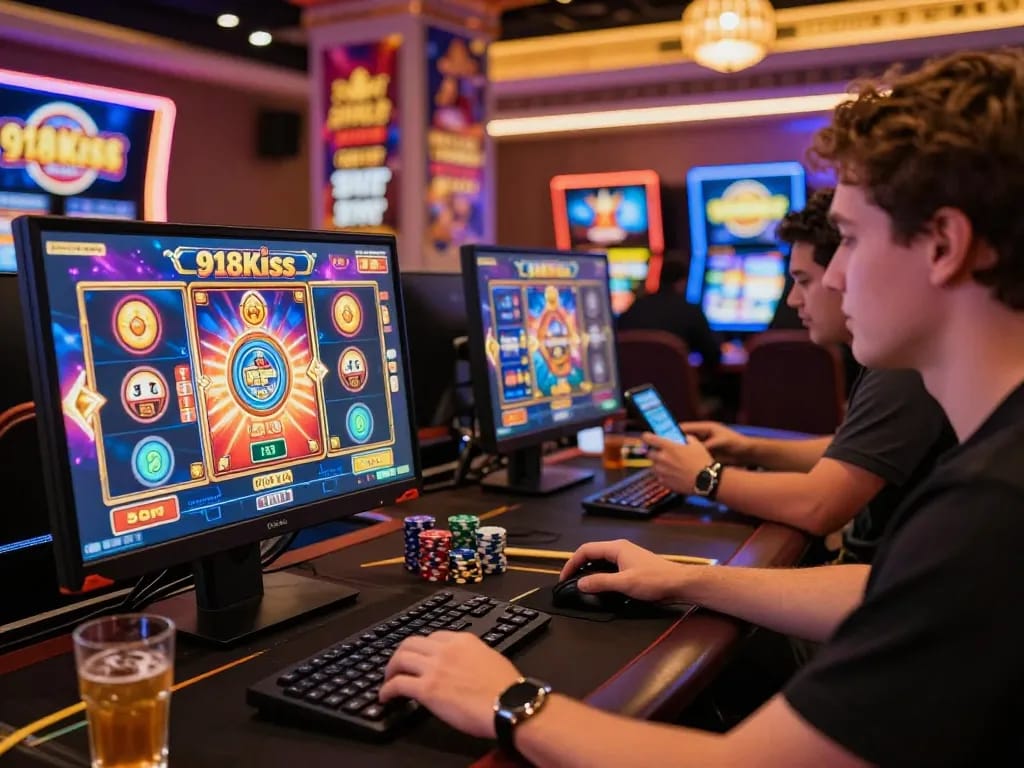 Players enjoying immersive gaming experiences on 918Kiss with free credit.