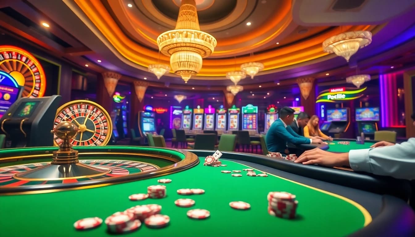 Experience the excitement of gambling with link alternatif nekatwin as players engage at vibrant casino tables.