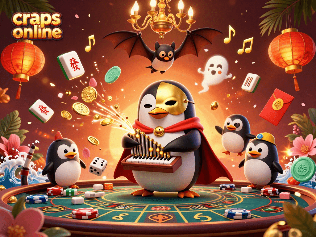 Experience the excitement of craps online with animated gameplay and vibrant 3D illustrations.