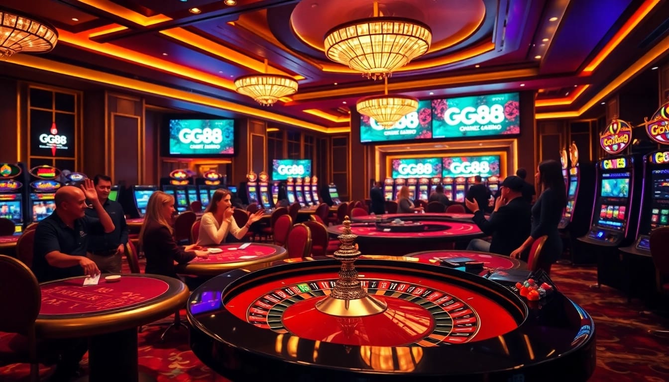 Experience thrilling gameplay at https://gg88.my/ with vibrant slot machines and live poker action.