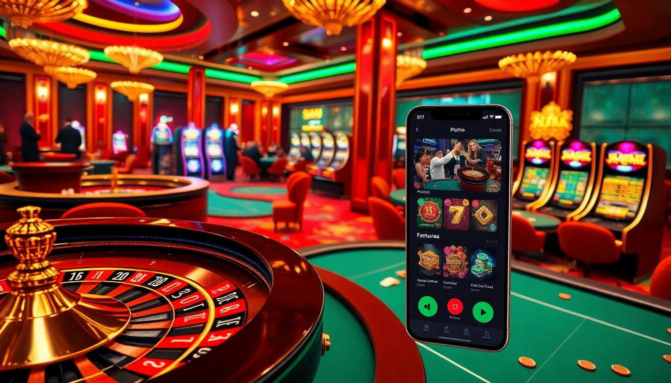 Experience thrilling gameplay with the 88i online casino, featuring lively poker tables and vibrant slot machines.