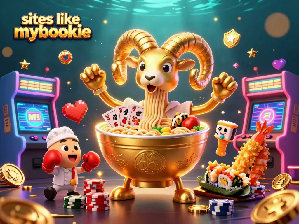 Bet on thrilling action with colorful characters from sites like mybookie in this exciting casino scene.