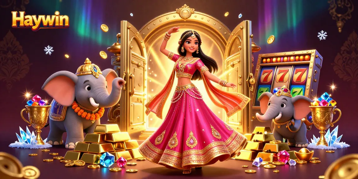 Engage in premier gaming excitement at Haywin, showcasing vibrant slot themes and lavish casino elements.