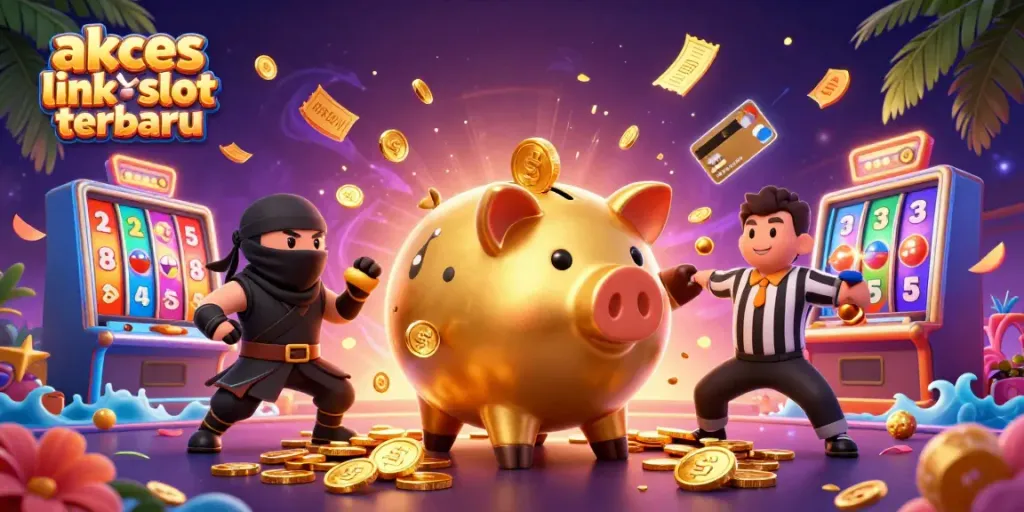 Memenangkan peluang dengan akses link slot terbaru di suasana penuh energi dan detail kasino.