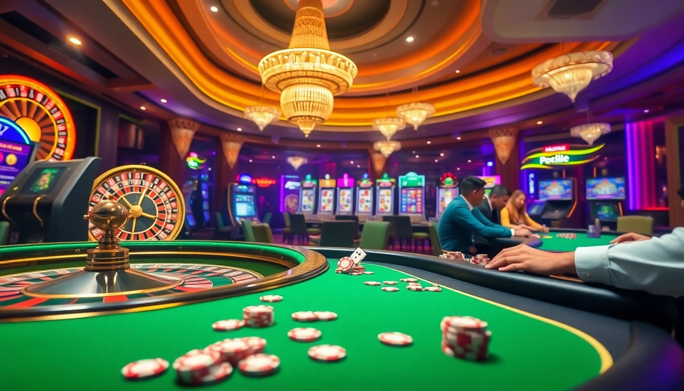 Experience the excitement of gambling with link alternatif nekatwin as players engage at vibrant casino tables.