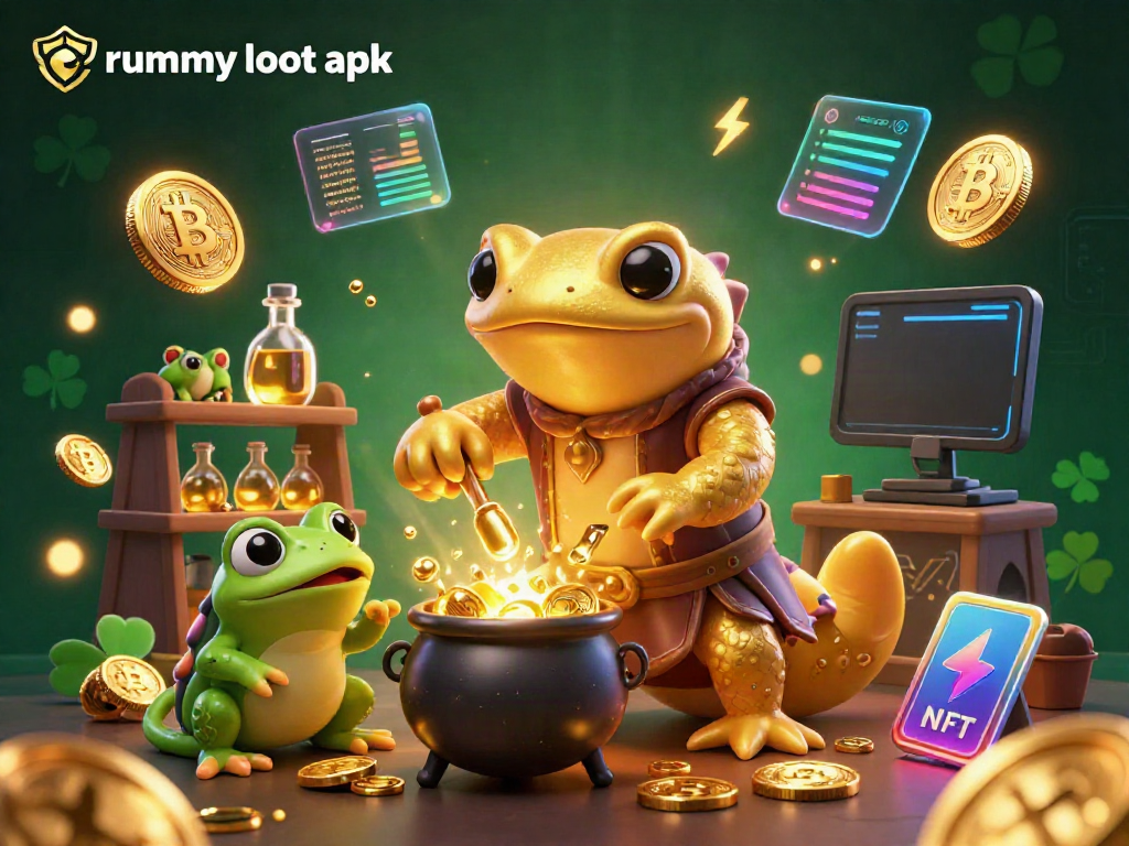 Experience the exciting rummy loot apk action with vibrant 3D characters and digital gameplay elements.