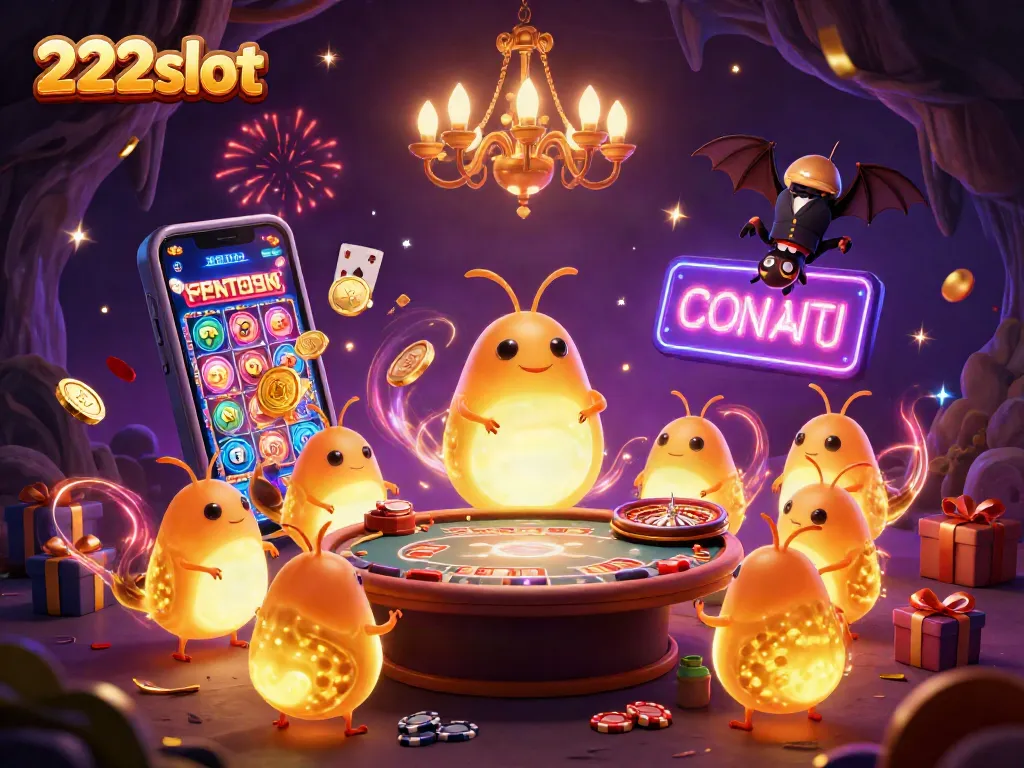 Nikmati pengalaman bermain 222slot di kasino gua yang diterangi cahaya kelap-kelip.