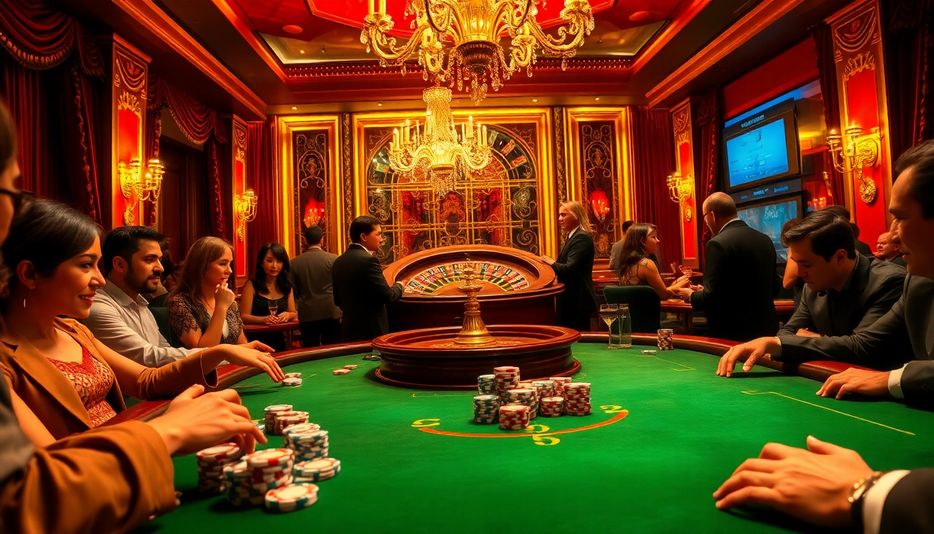 Experience the thrilling vibe of high-stakes gambling at the OK8386 poker table, complete with chips and excitement.