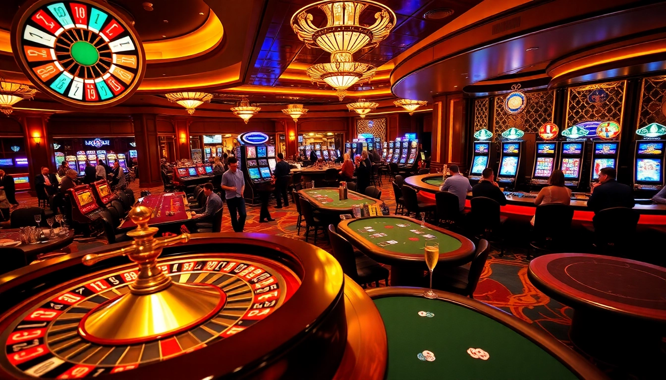 Experience the thrill of betting at Hello88 in a luxurious casino atmosphere.