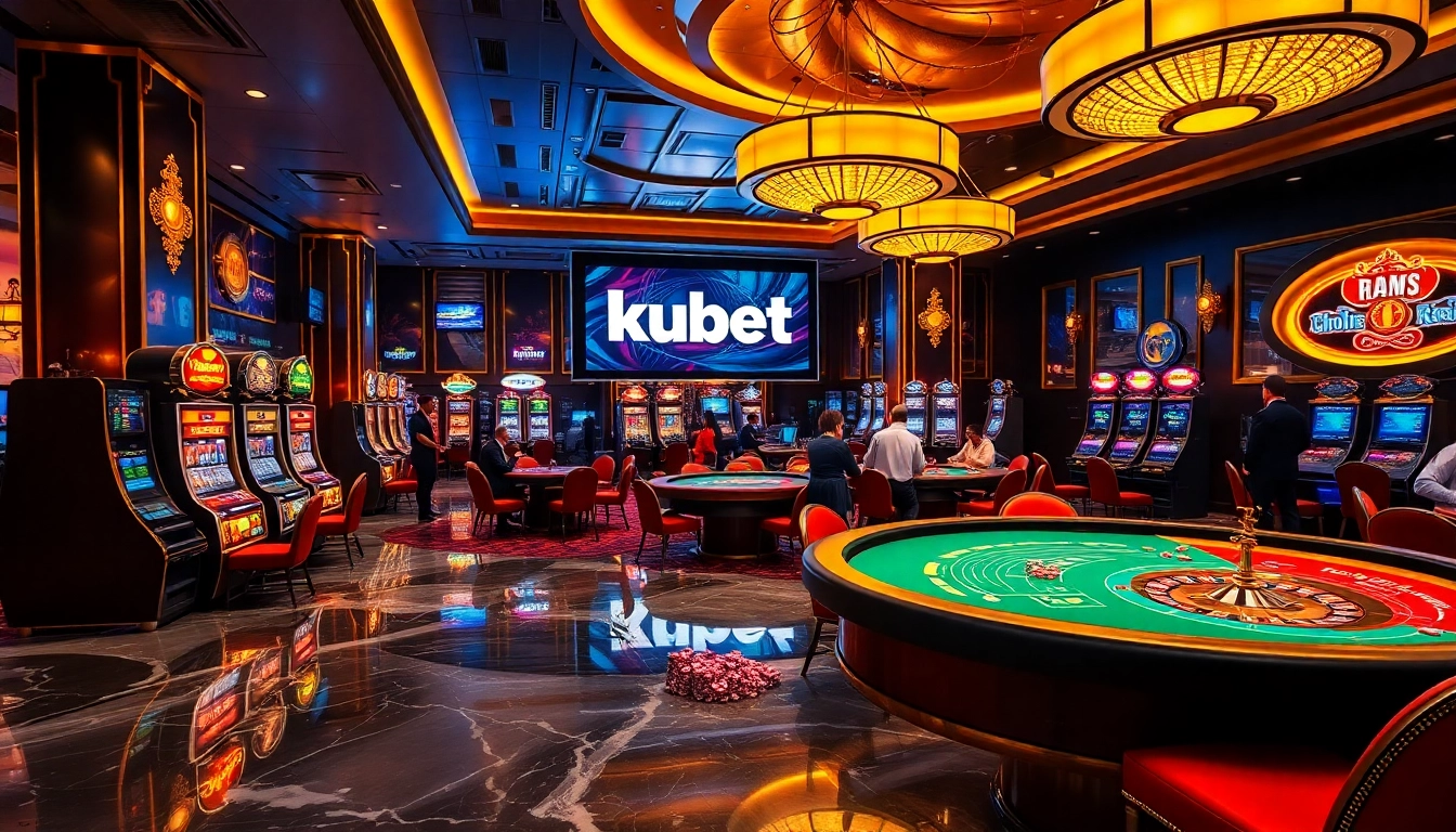 Experience the excitement of kubet gaming in a vibrant casino atmosphere filled with thrilling games.