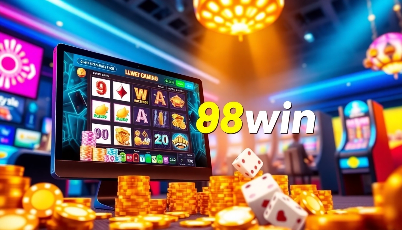 Experience the thrill of gambling at link 98win with dynamic gaming visuals.