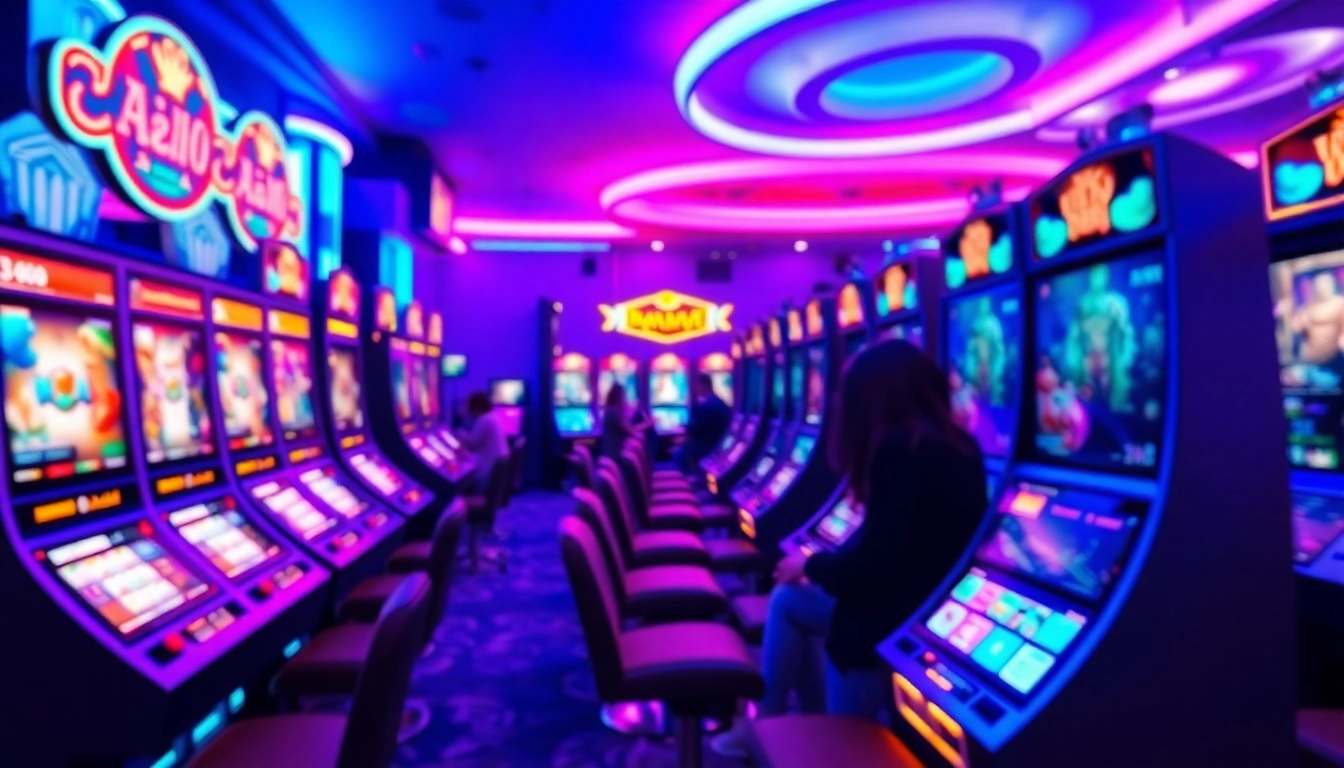 Situs kode4d showcasing vibrant online gaming experience with modern slot machines and secure digital interfaces.