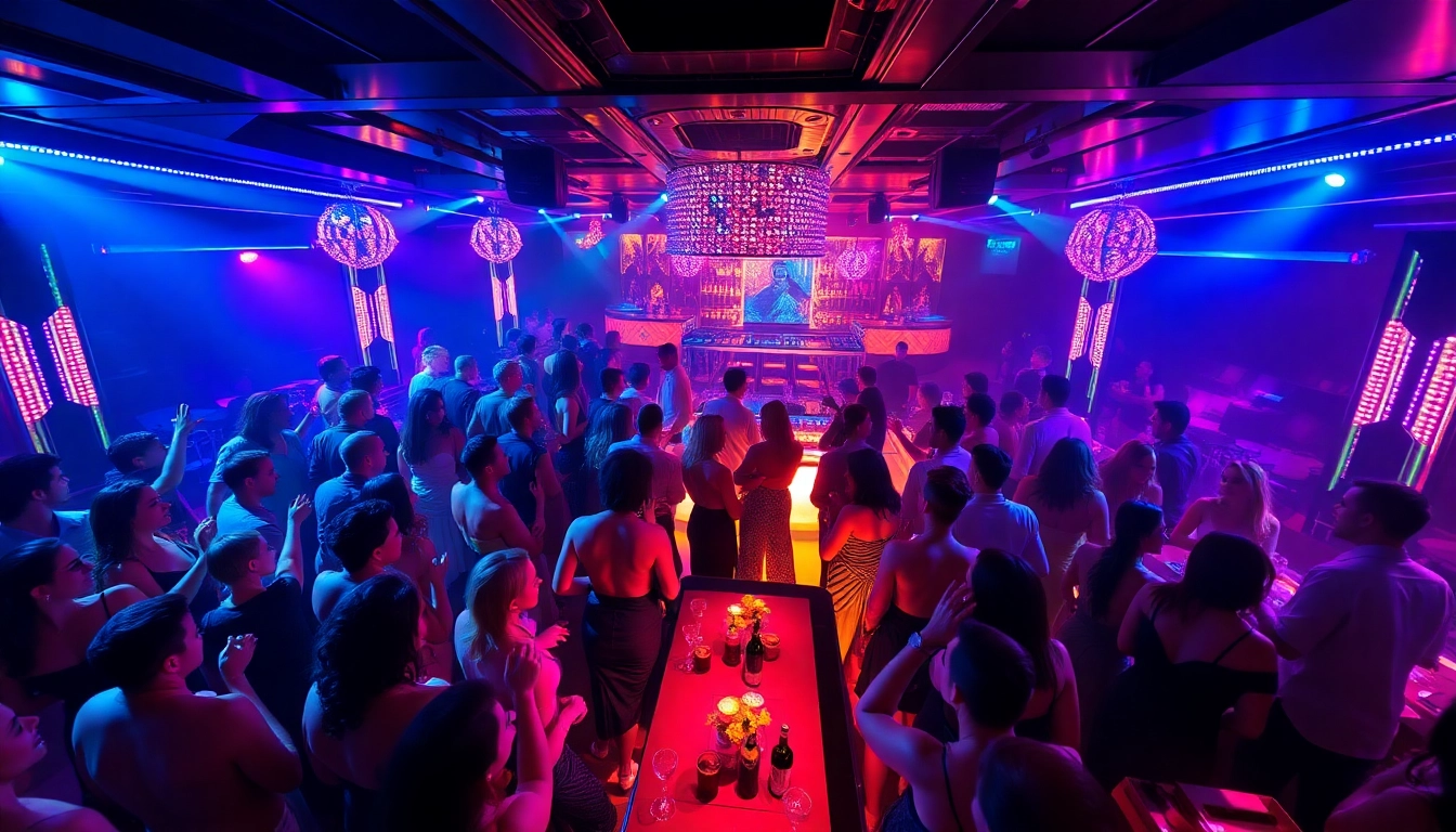 Night club sxm experience at Club Noir featuring vibrant dance floor and luxury seating.