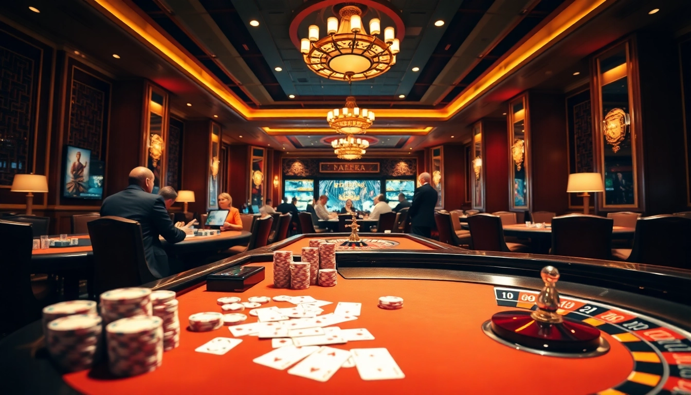 Experience exciting gaming at https://mm88.bar/ casino with poker chips and table games.