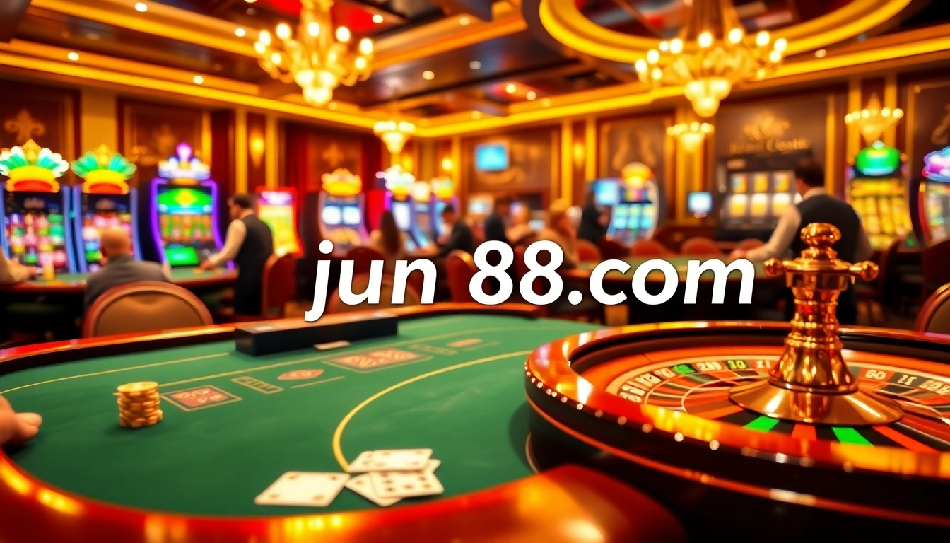 Experience the thrill of jun88 com with vibrant casino games and luxurious gambling visuals.
