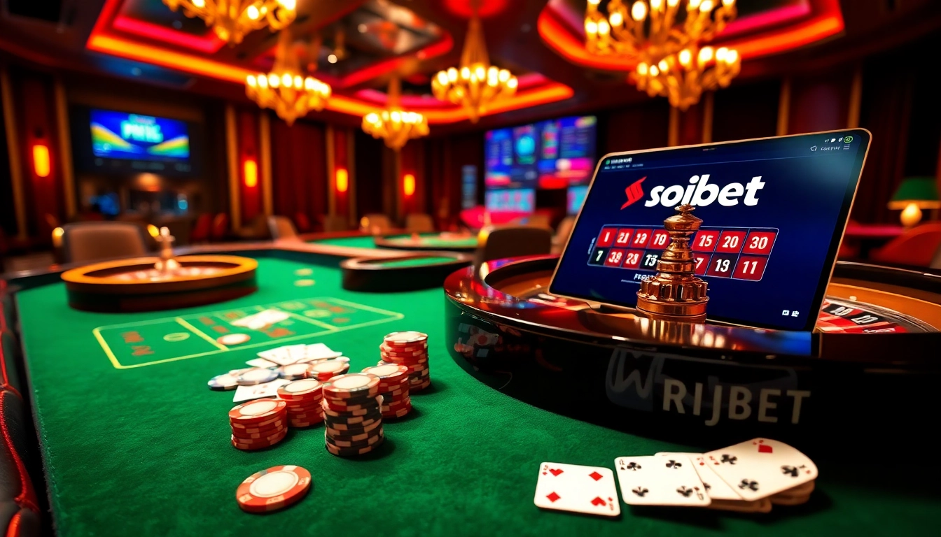Experience thrilling gameplay with SOIBET's premium casino tables and enticing game offerings.