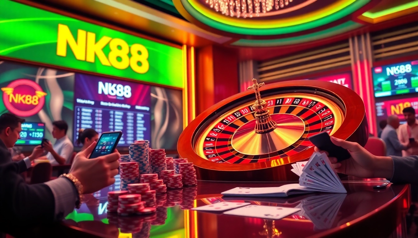 Experience NK88's vibrant online casino with thrilling gameplay and professional gaming elements.