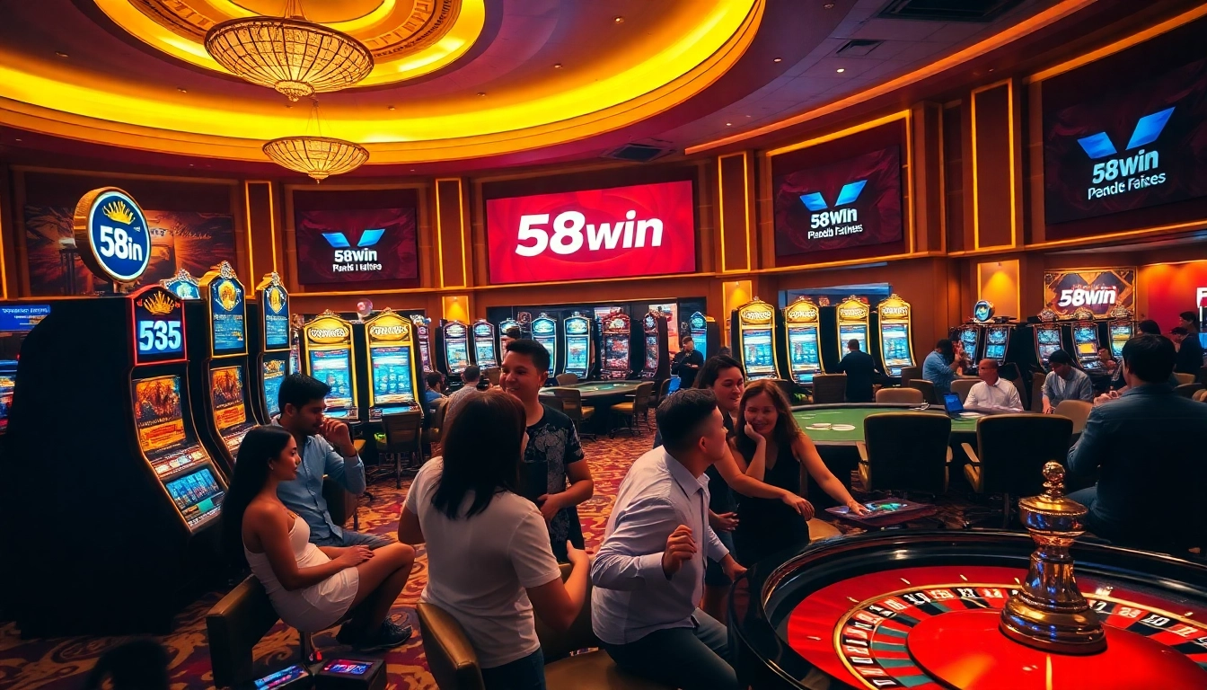 Experience thrilling moments at 58win with vibrant casino games and beautiful ambiance.