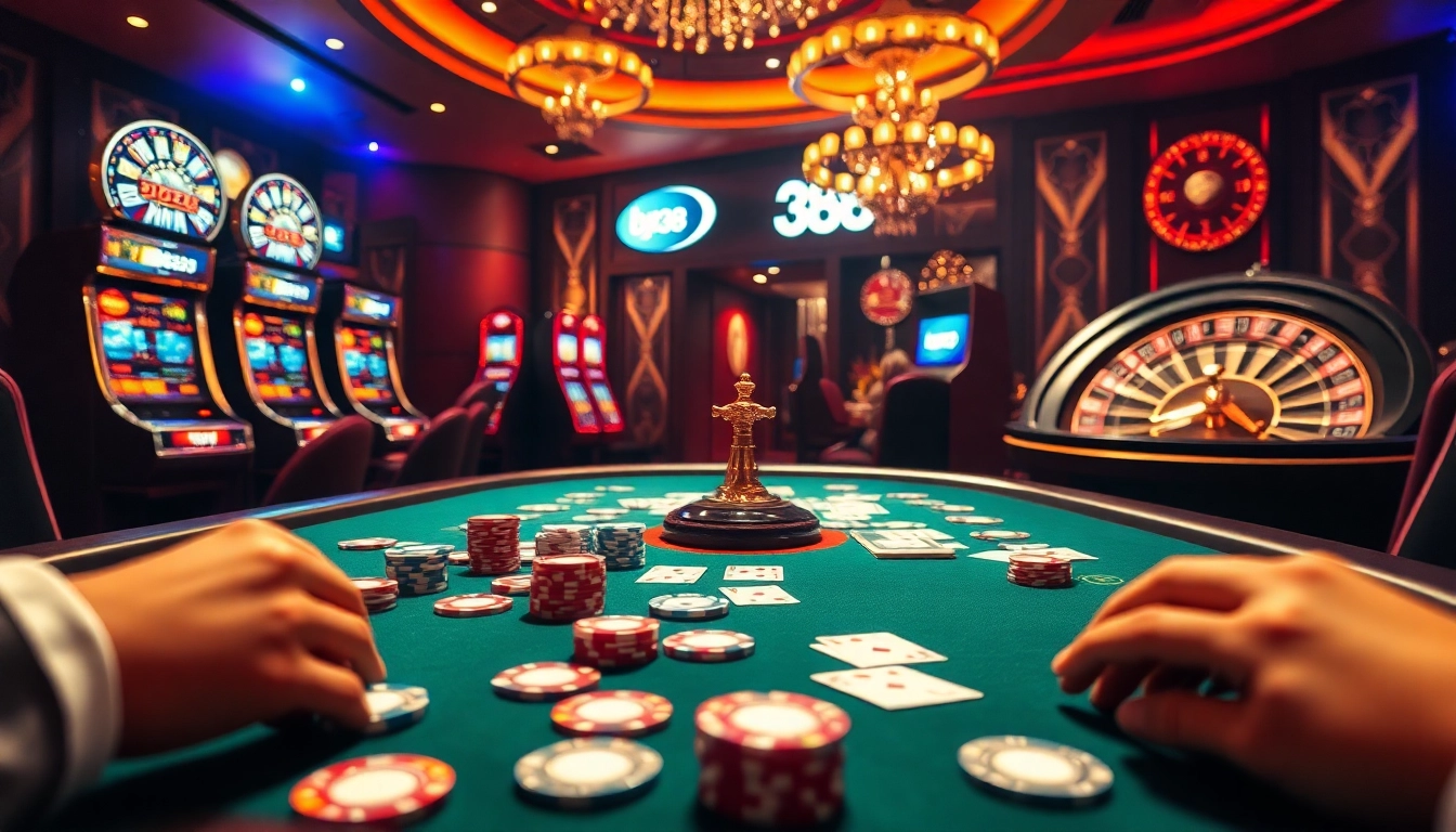 Engage in thrilling poker action at BJ38, featuring vibrant tables and exciting gameplay.