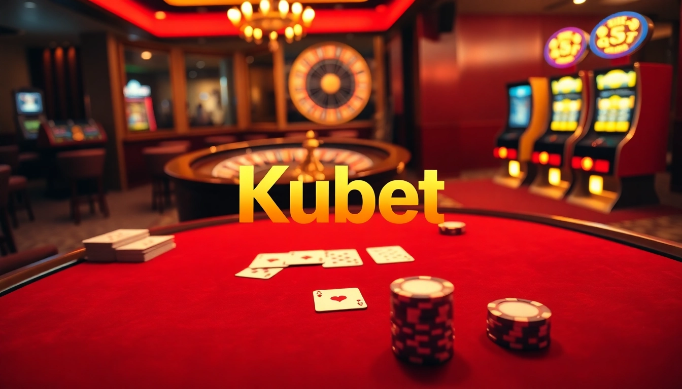 Experience thrilling gameplay at Kubet, where vibrant casino visuals come to life.