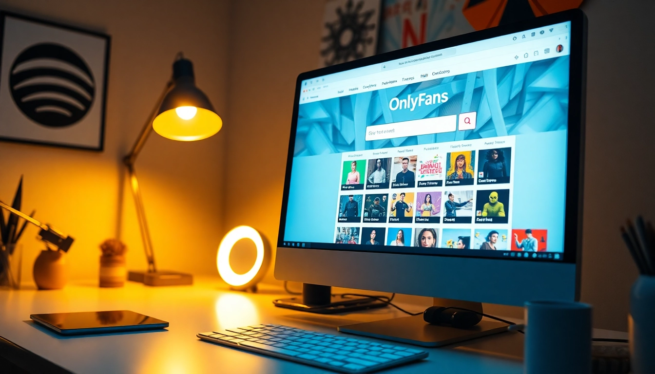 OnlyFans Search interface showcasing creator profiles on OnlyFinds website