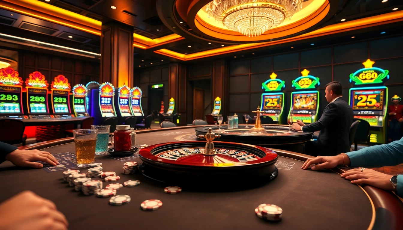 Experience excitement at GG88 while playing thrilling casino games amidst vibrant ambiance.