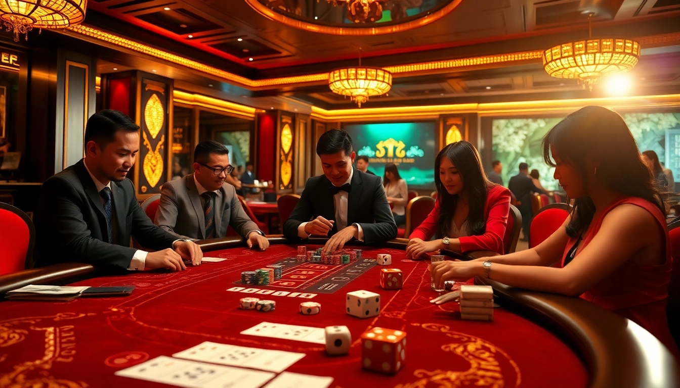 Experience the thrill of tool tài xỉu go88 - sunwin chuẩn 100 with strategically designed gaming tables and vibrant casino atmosphere.