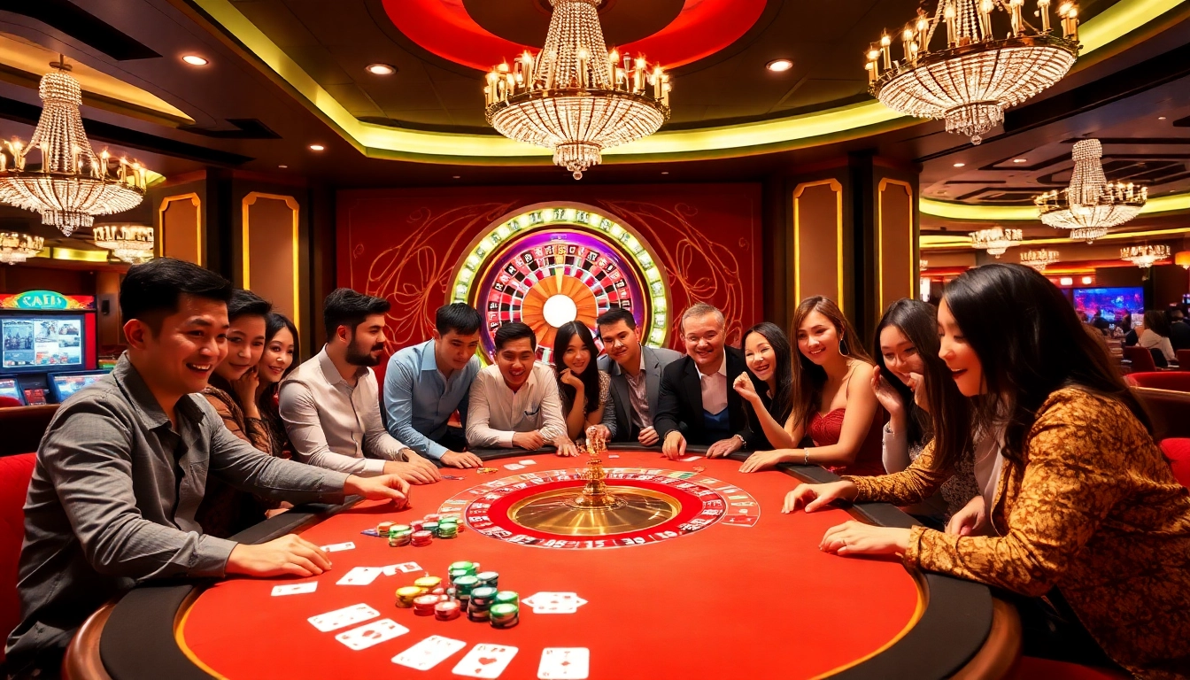 Experience the excitement of s8 live gaming with vibrant casino tables and players immersed in the action.