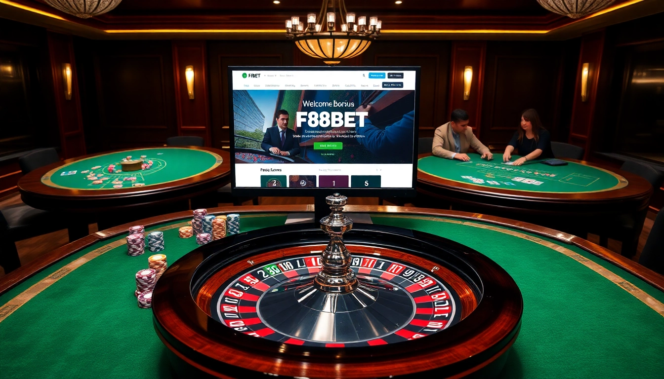 Experience thrilling online gaming at https://f8bet.me.uk/ with vibrant casino tables and poker action.